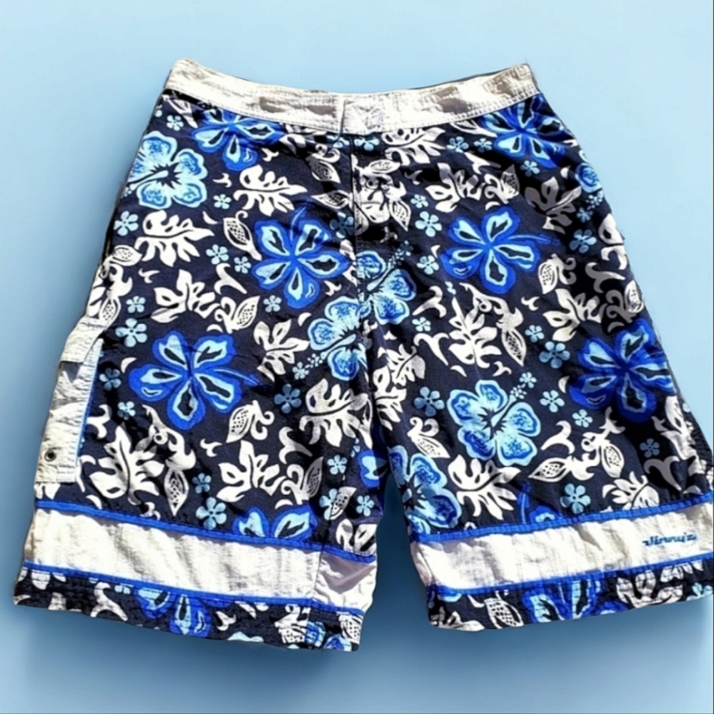 Jimmy's hawaiian board shirts swim shorts sz 34